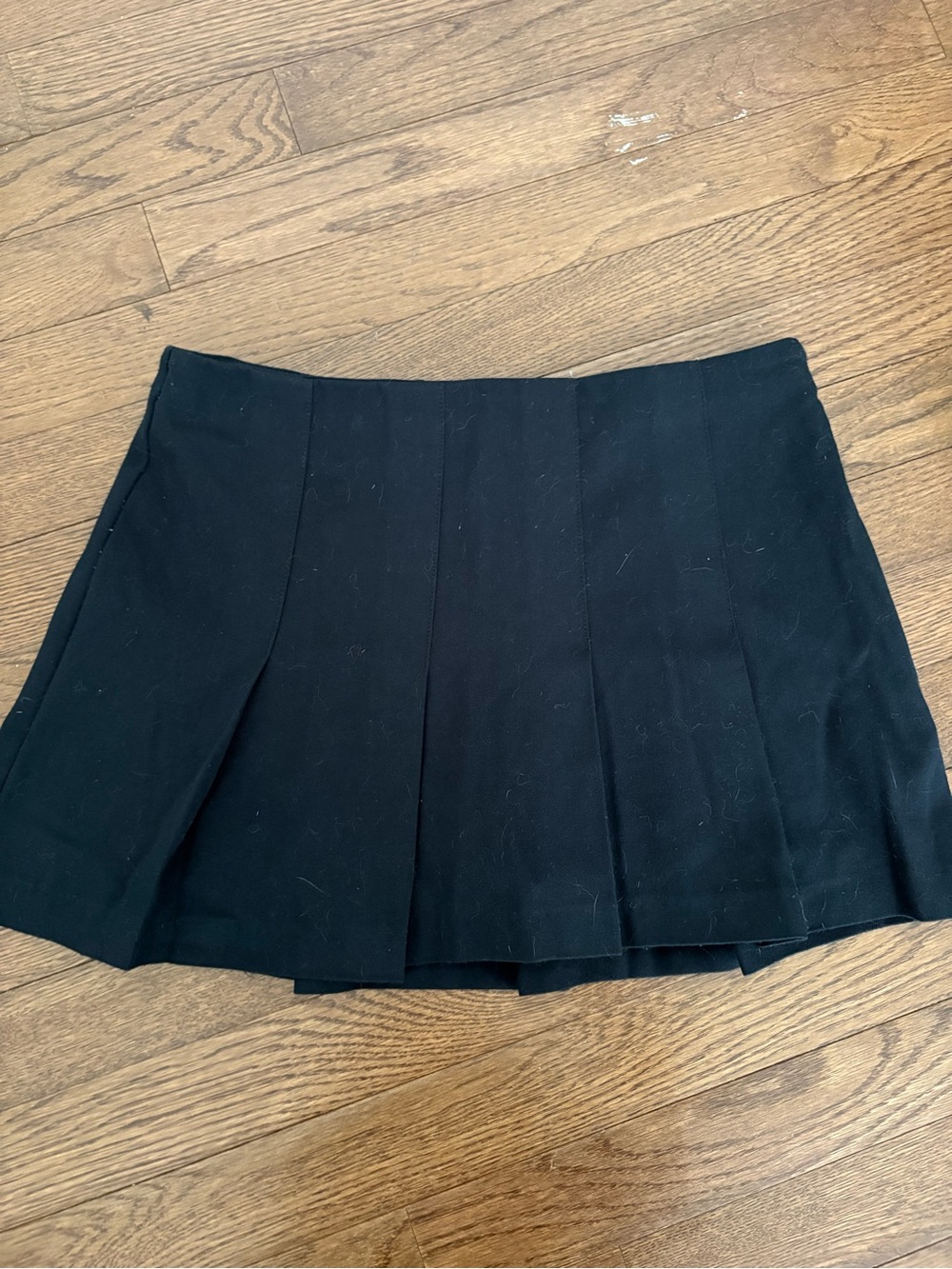 Abercrombie & Fitch Black Pleated Mini Skirt